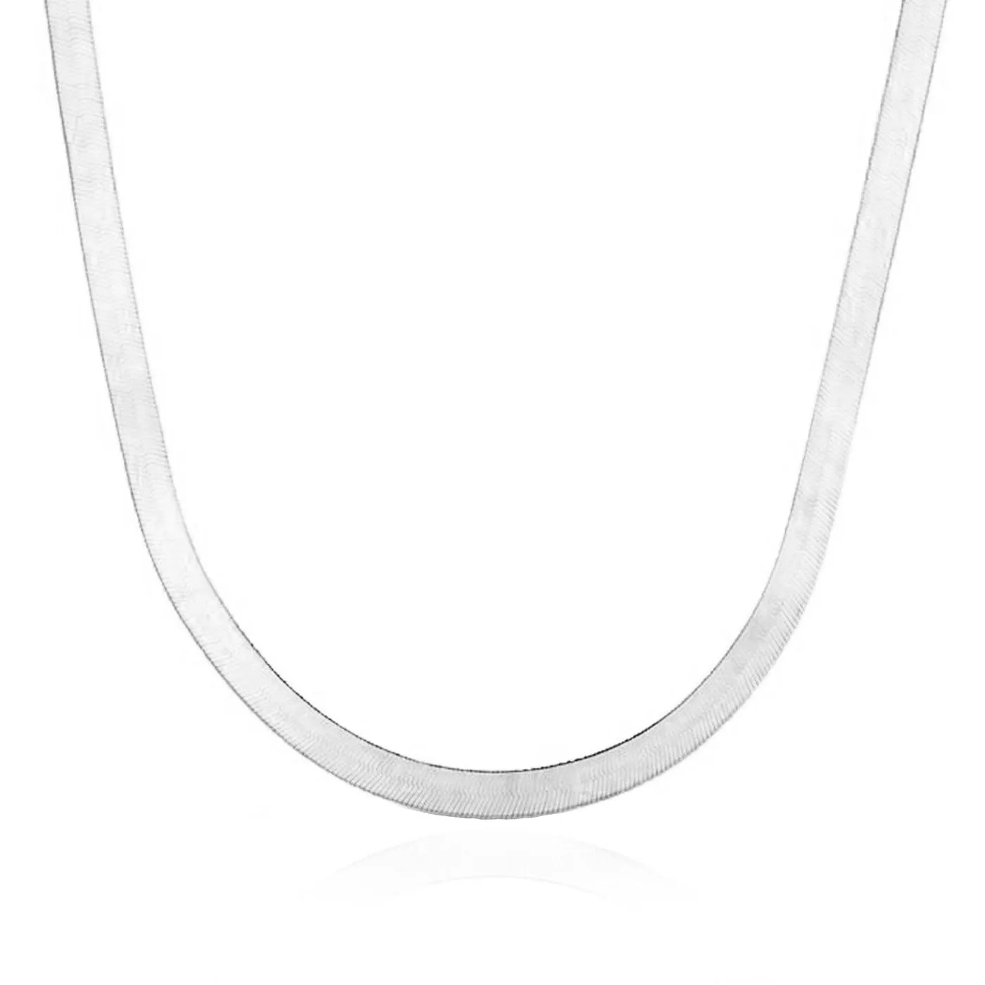 Large Herringbone Necklace