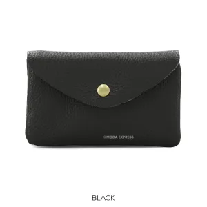 Larger leather purse in Black