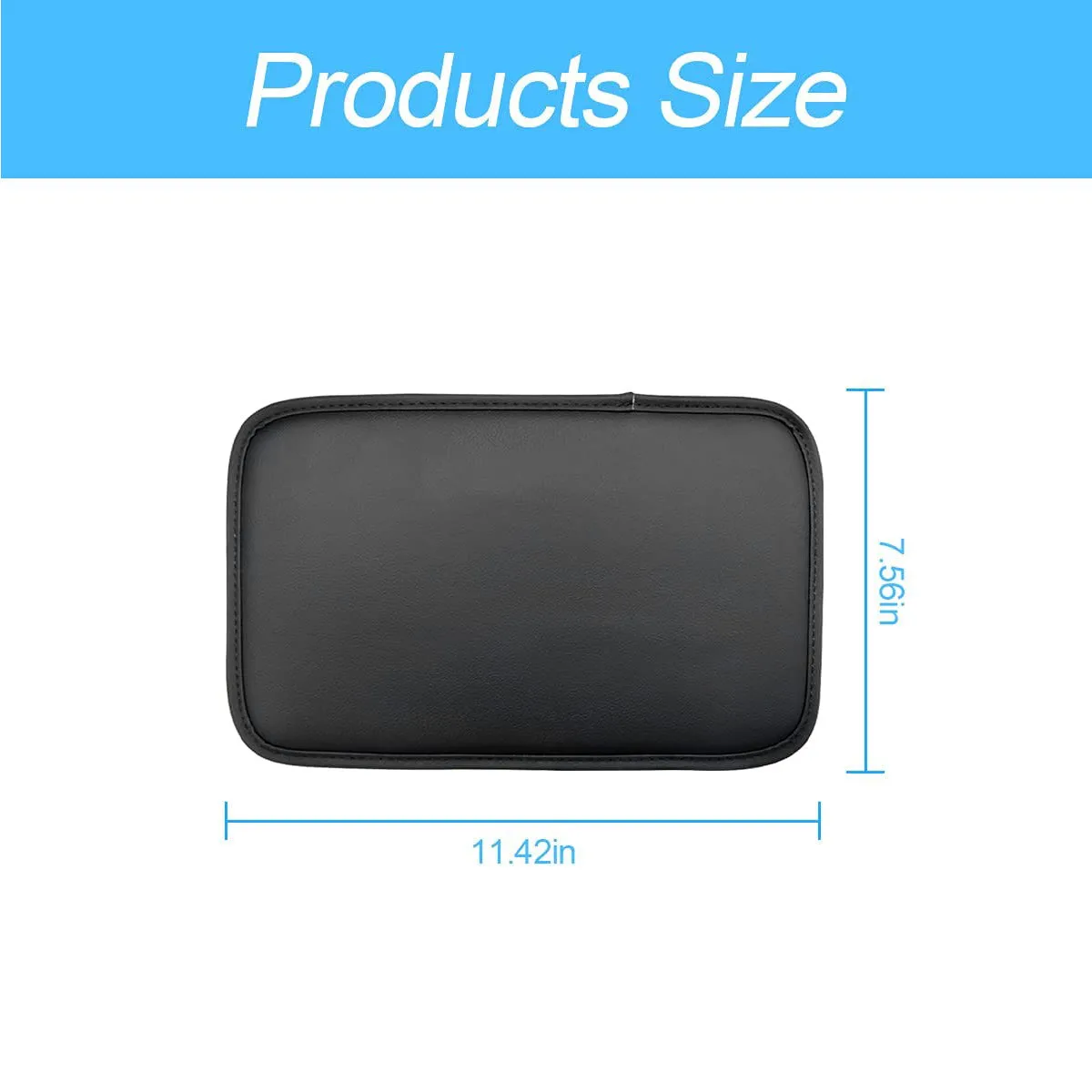 Leather Center Console Cushion Pad, Custom Fit For Your Cars, Waterproof Armrest Seat Box Cover Fit, Car Interior Protection Accessories, Car Accessories AR13991