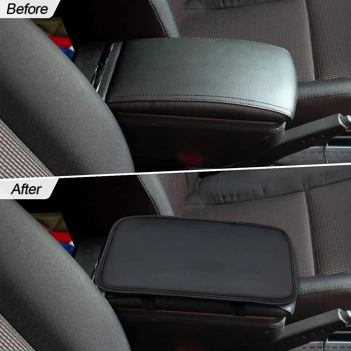 Leather Center Console Cushion Pad, Custom Fit For Your Cars, Waterproof Armrest Seat Box Cover Fit, Car Interior Protection Accessories, Car Accessories AR13991