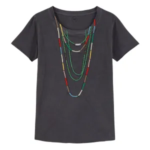 Leon & Harper Toro Beads T-Shirt Carbone