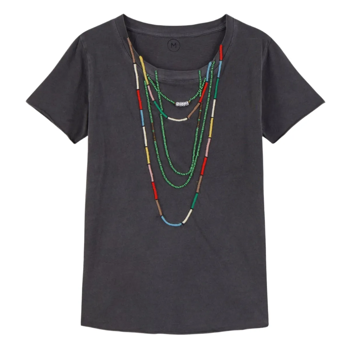 Leon & Harper Toro Beads T-Shirt Carbone