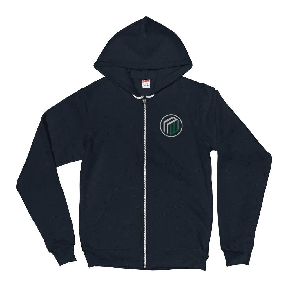 Logo Hoodie Green/White