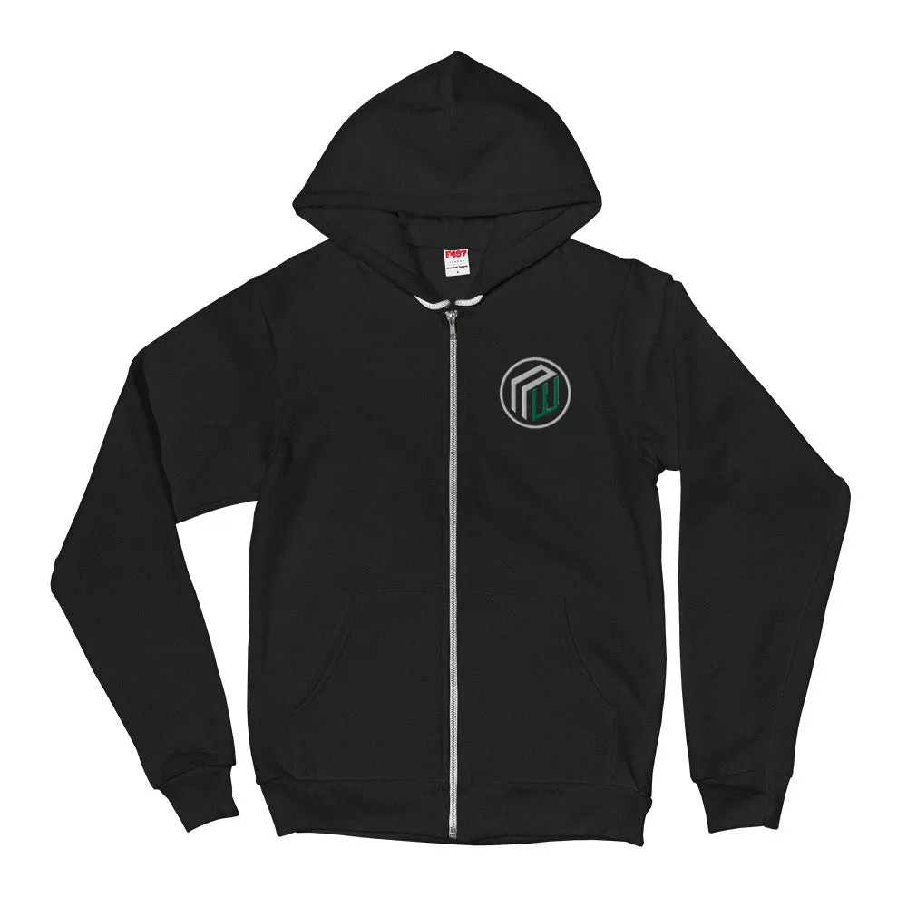 Logo Hoodie Green/White