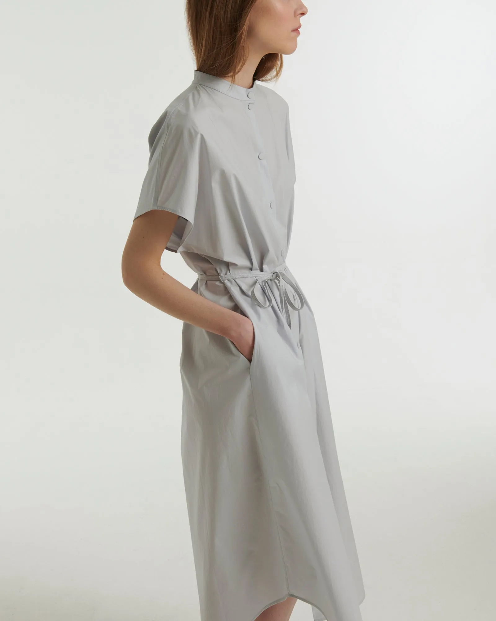 Long Cotton shirt dress