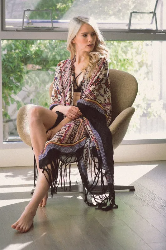 LUCKY TASSEL KIMONO