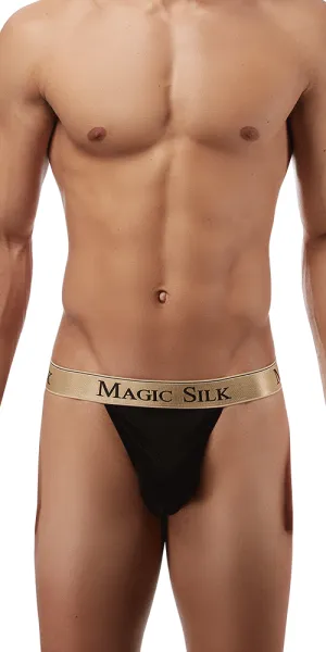 Magic Silk 4586 Silk Knit Micro Thong Black