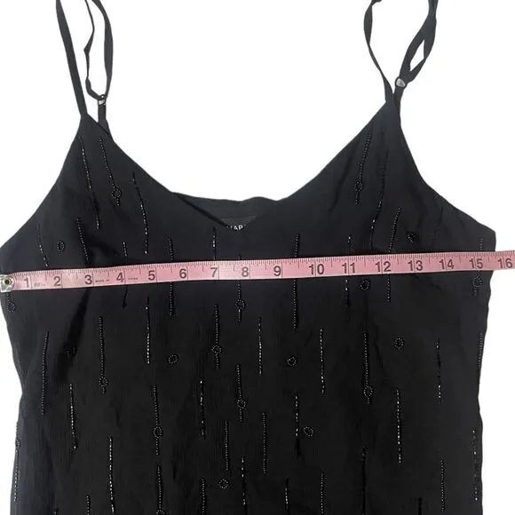Marciano Evette Fringe Dress Black Boho