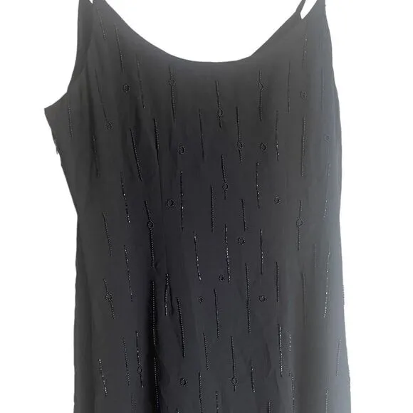 Marciano Evette Fringe Dress Black Boho