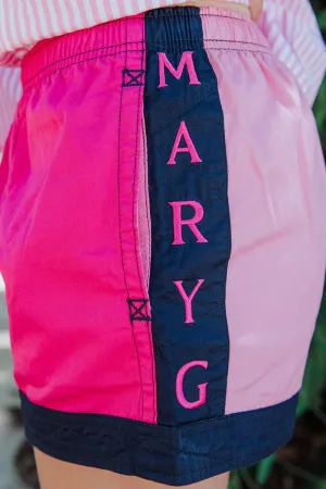 MaryG Short Girls Old School Harlequin Panel
