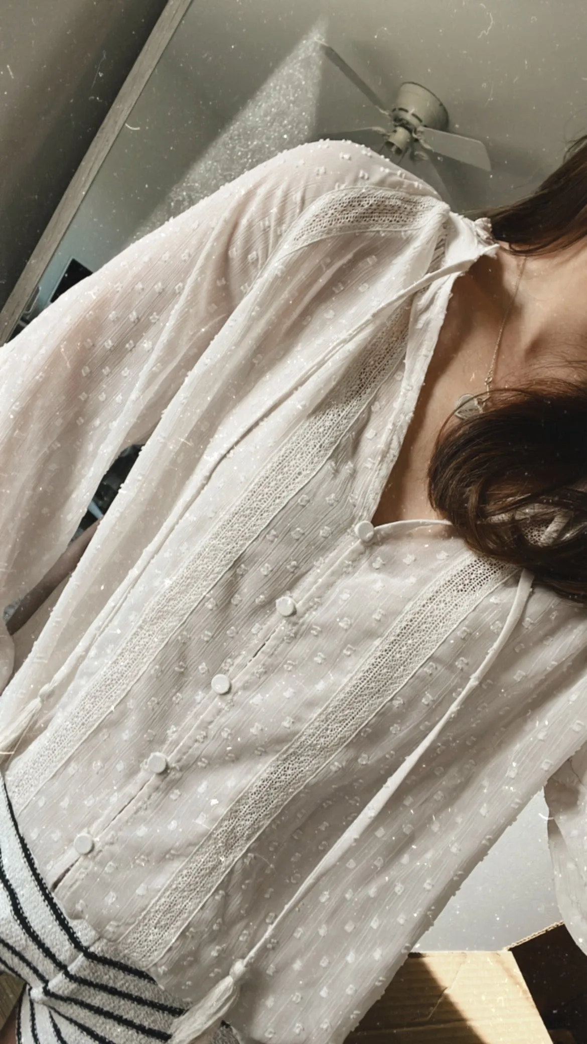 Melanie Chiffon Peasant Top