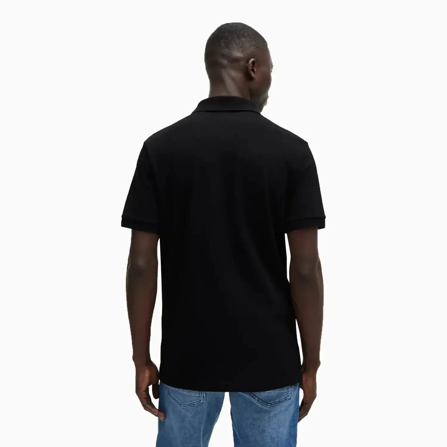 Men's Extra Slim Fit Stretch Polo Shirt With Logo Tape