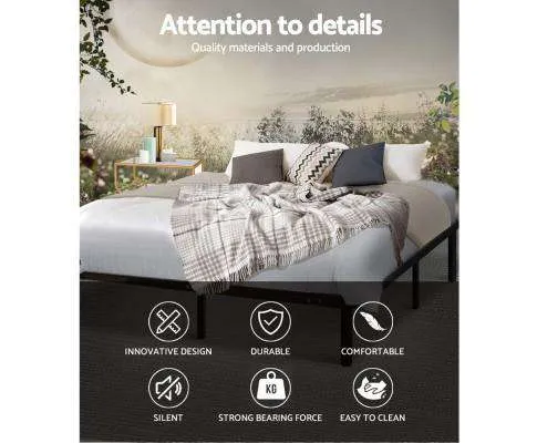 Metal Bed Base - Black