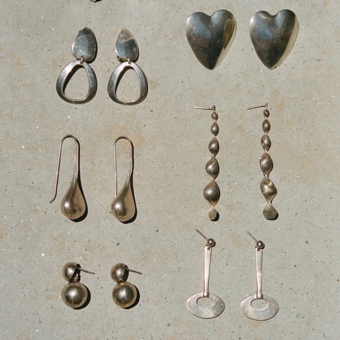 Mid-Century Norwegian Disc Dangles