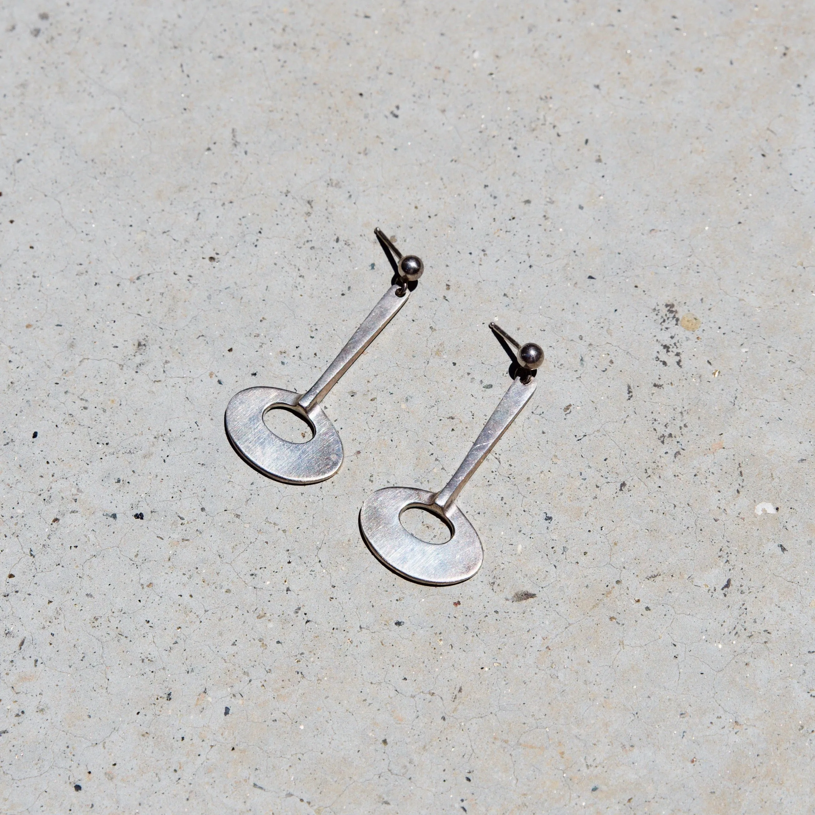 Mid-Century Norwegian Disc Dangles