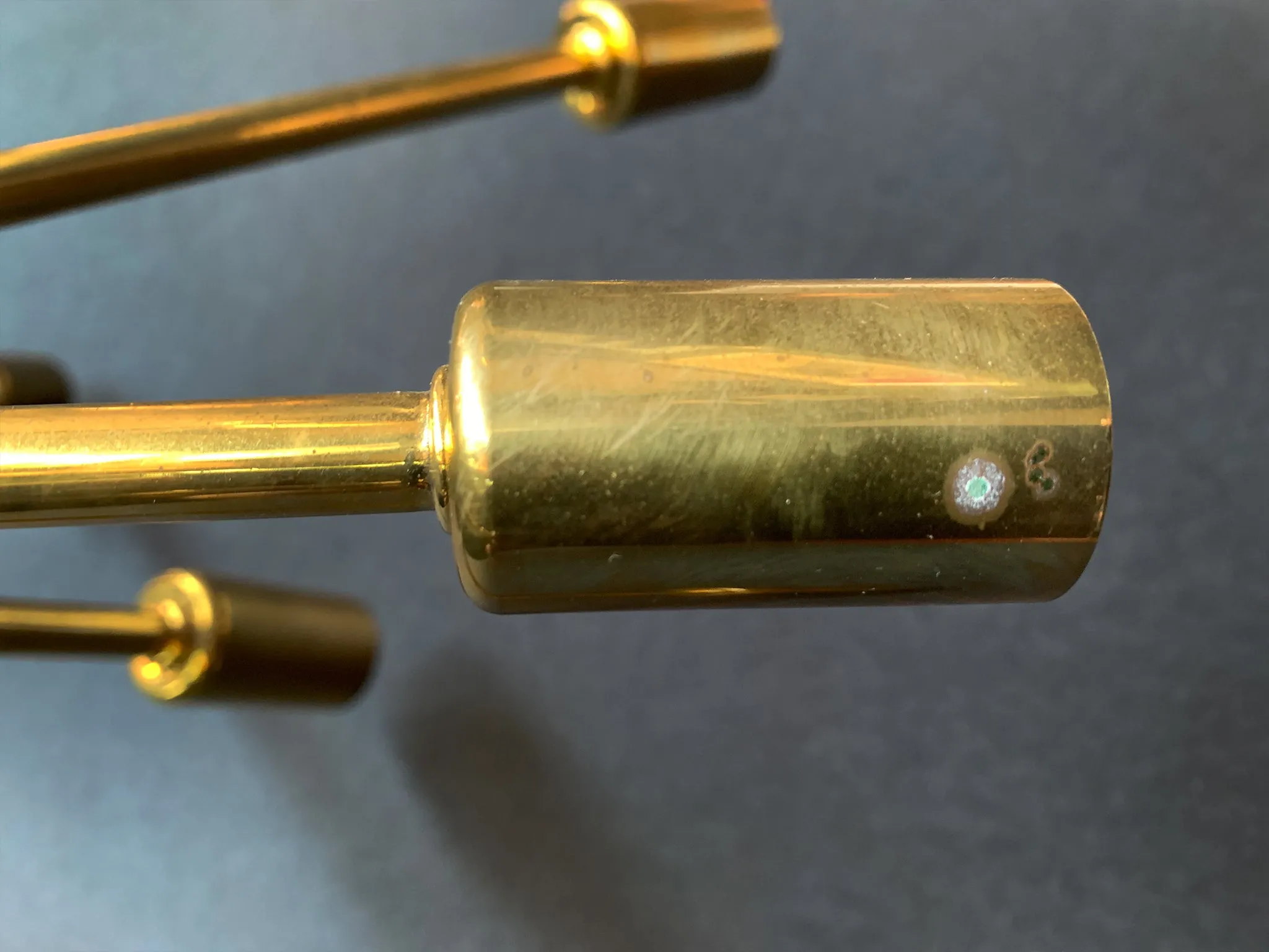 Midcentury Brass Sputnik Chandelier