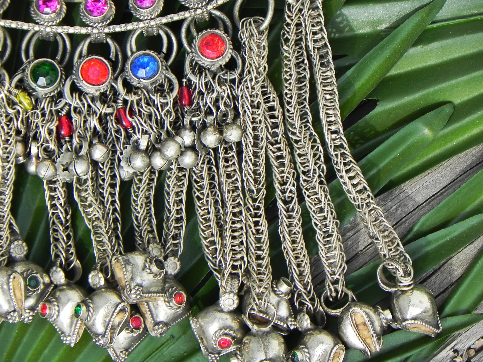 Middle Eastern Necklace, Tribal Vintage Kuchi