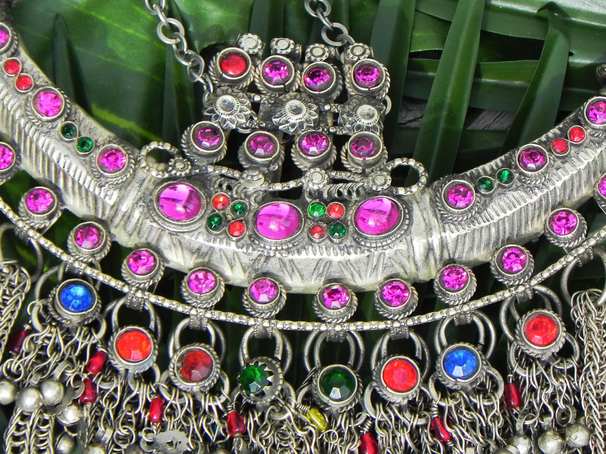 Middle Eastern Necklace, Tribal Vintage Kuchi