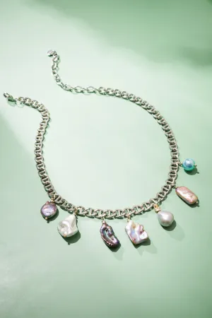 Mix Stone Charm Necklace
