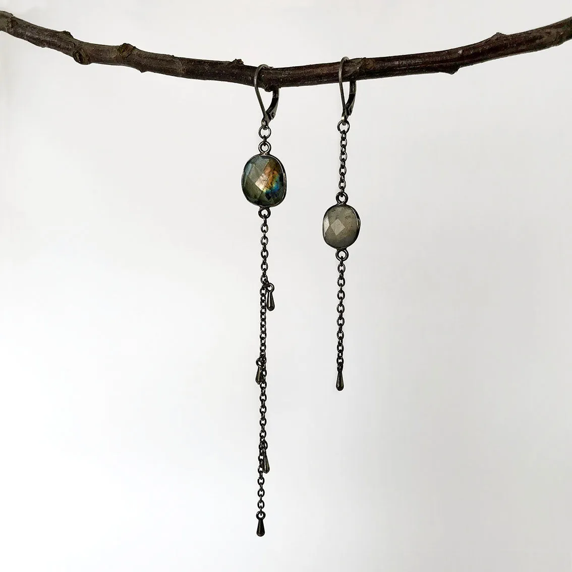 Moon Shadow Drop Earrings
