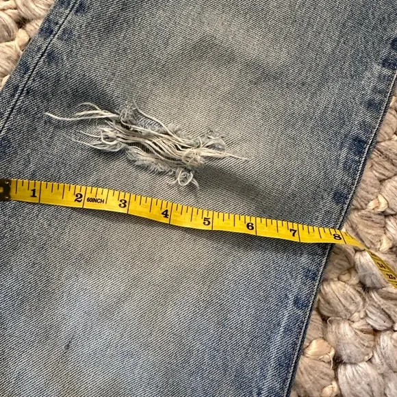 Moussy Vintage Steel Straight in Blue size 27