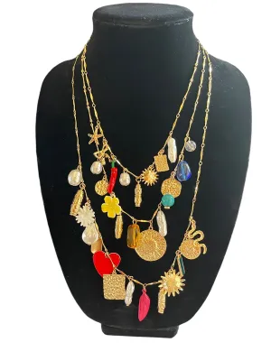 Multi-Layered Pendant Necklace