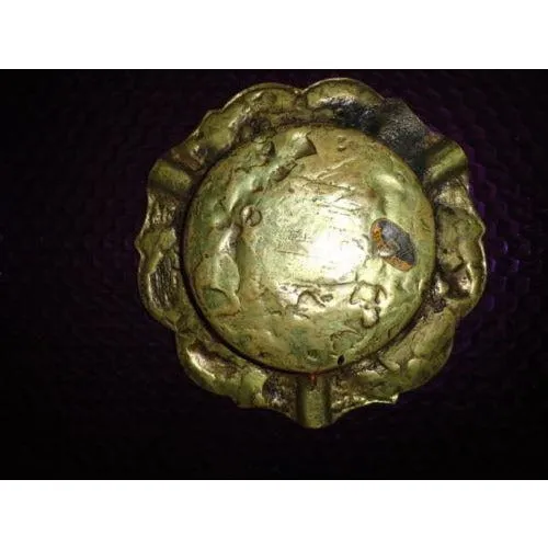 Nautical Brass Plated Cigar Ashtray 7" diameter