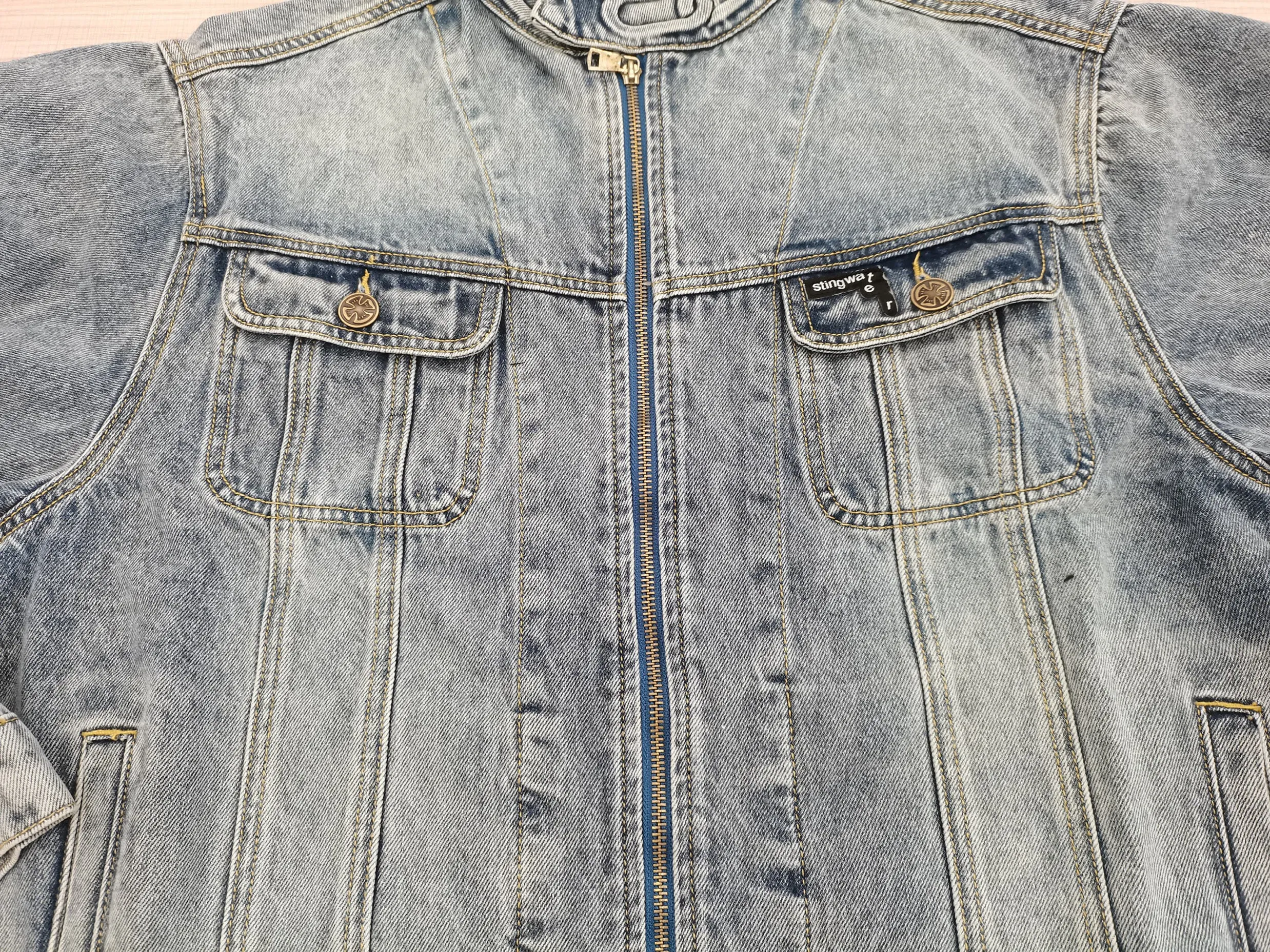 Neck Chain Jacket Vintage Blue