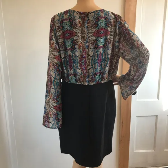 NEW Nicole Miller Bohemian Bliss Paisley Dress 16