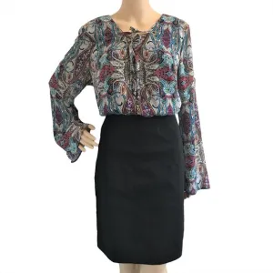 NEW Nicole Miller Bohemian Bliss Paisley Dress 16