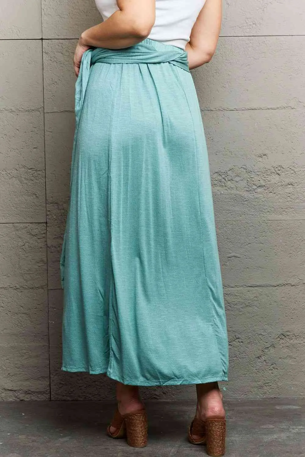 Ninexis Know Your Worth Criss Cross Halter Neck Maxi Dress