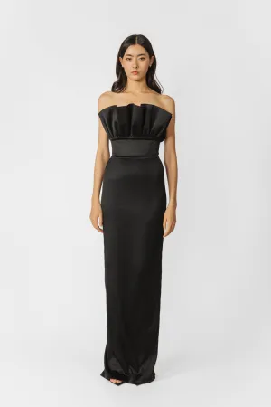 Noah Strapless Satin Gown
