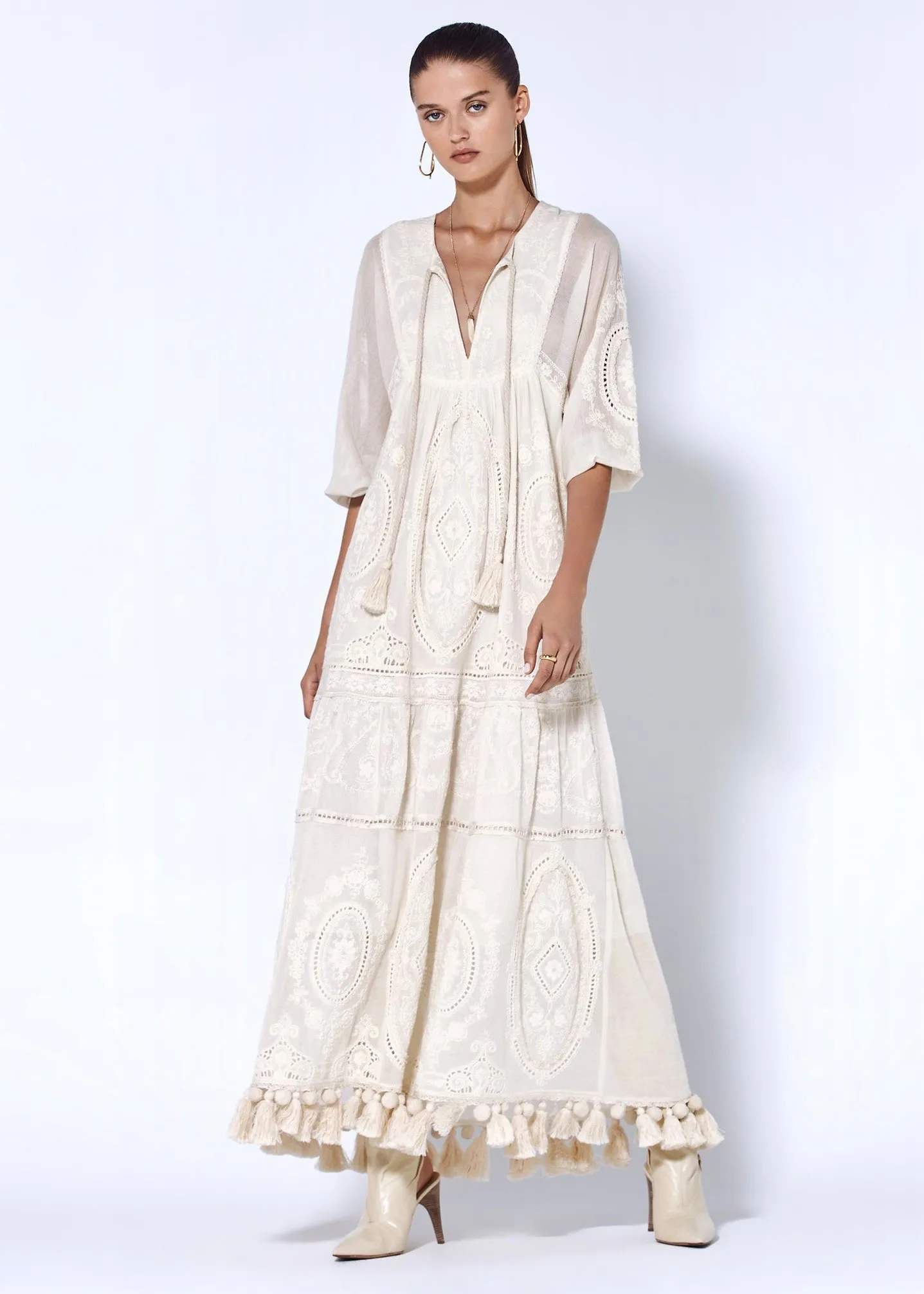 Norah Dress (Alabaster)