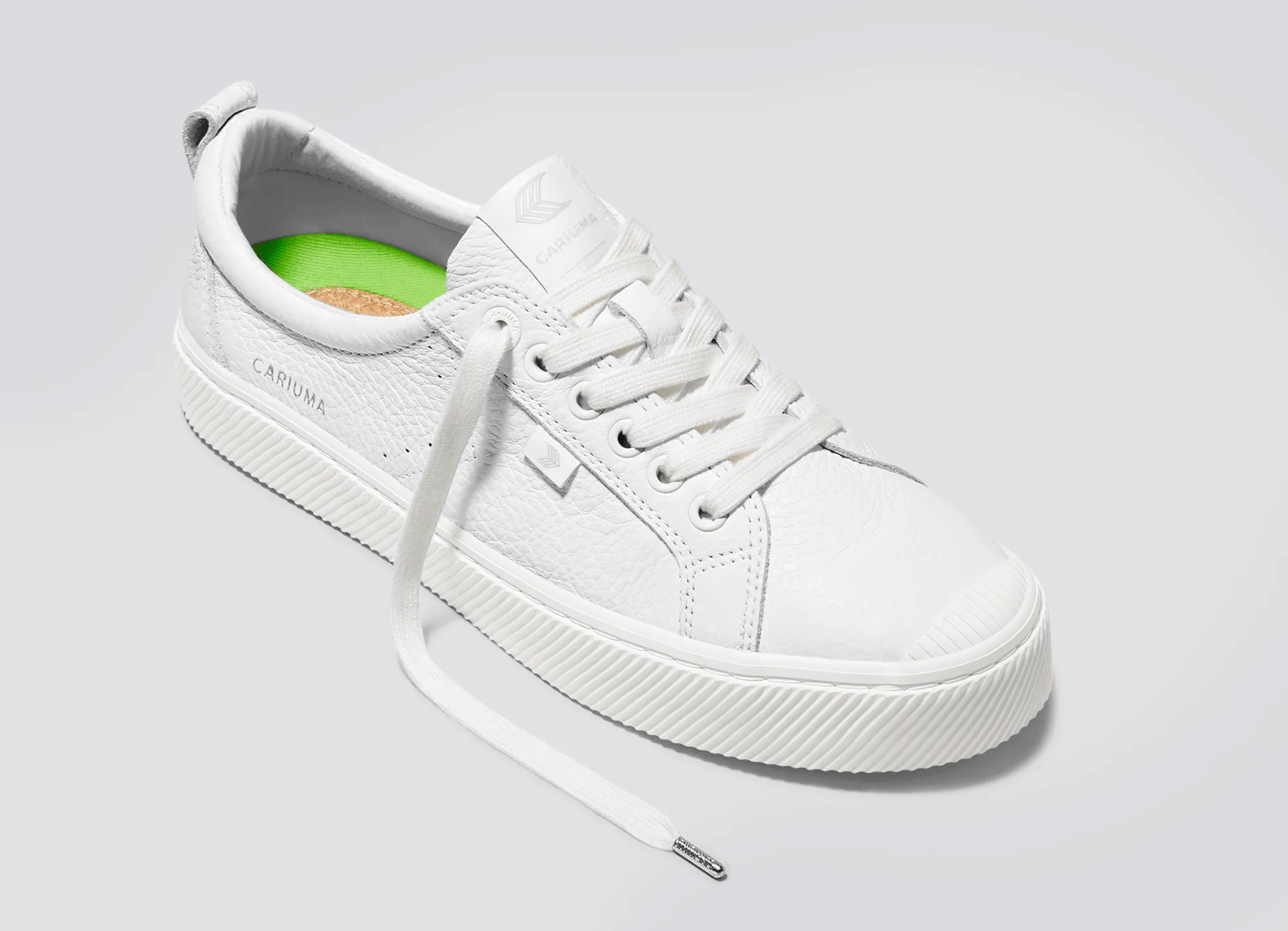 OCA Low White Premium Leather Sneaker Women