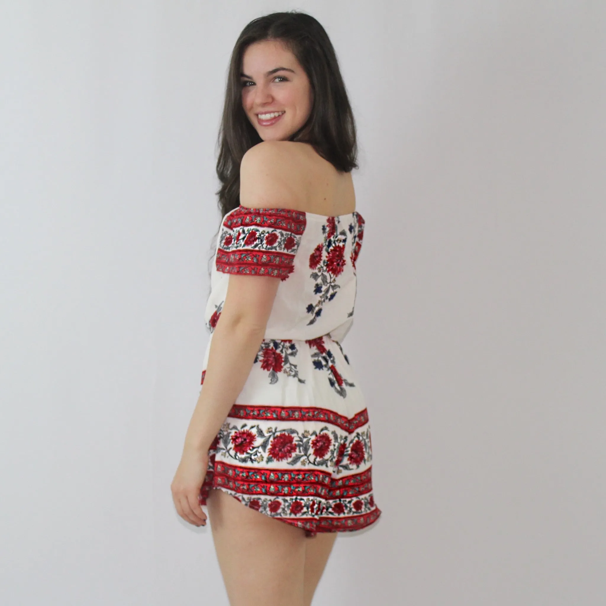 Off The Shoulder Romper