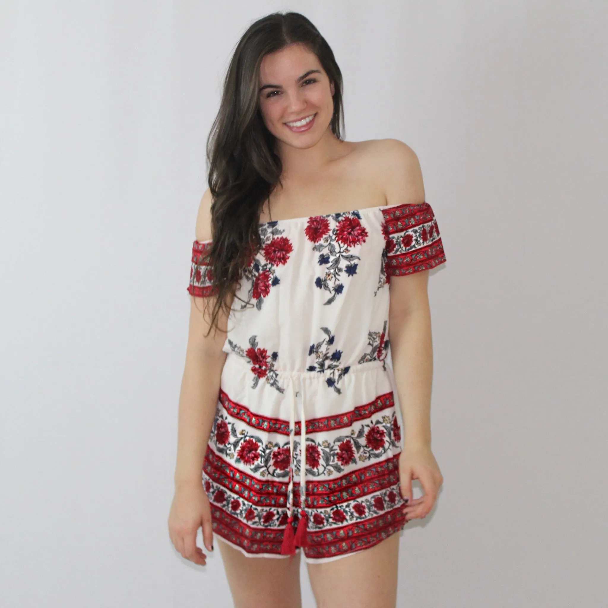Off The Shoulder Romper