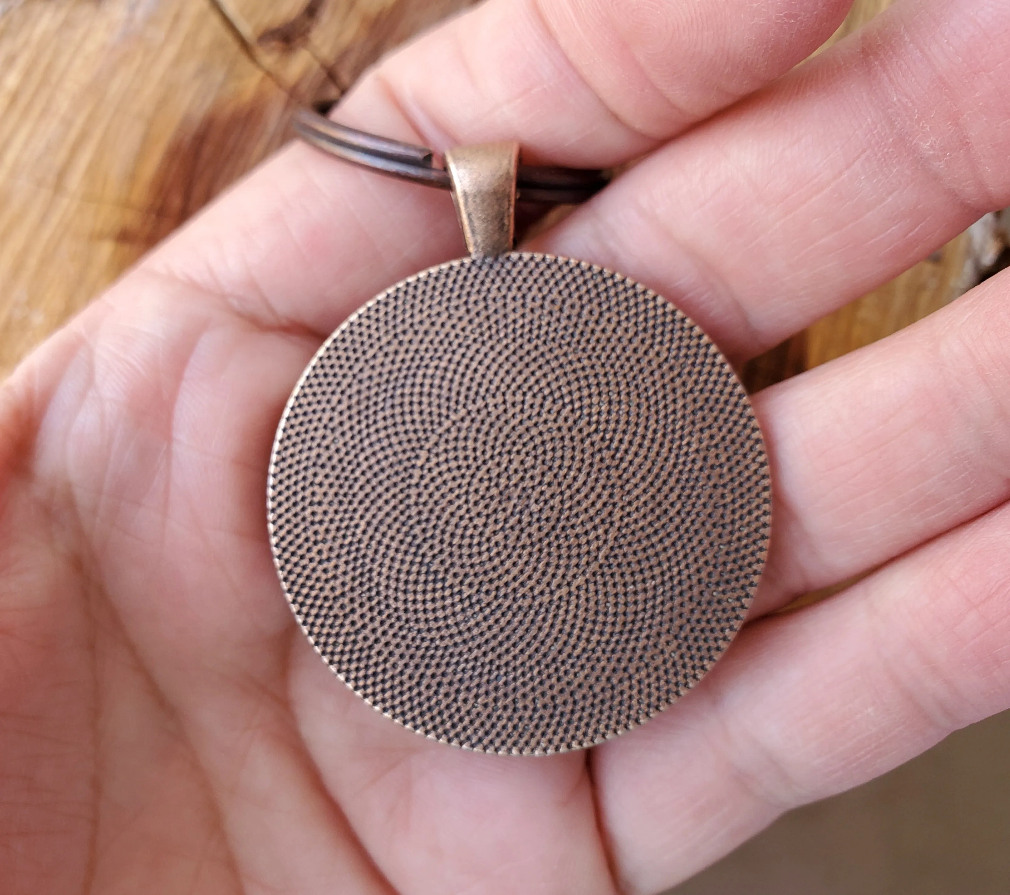 Oilfield Forged Leather Keychain