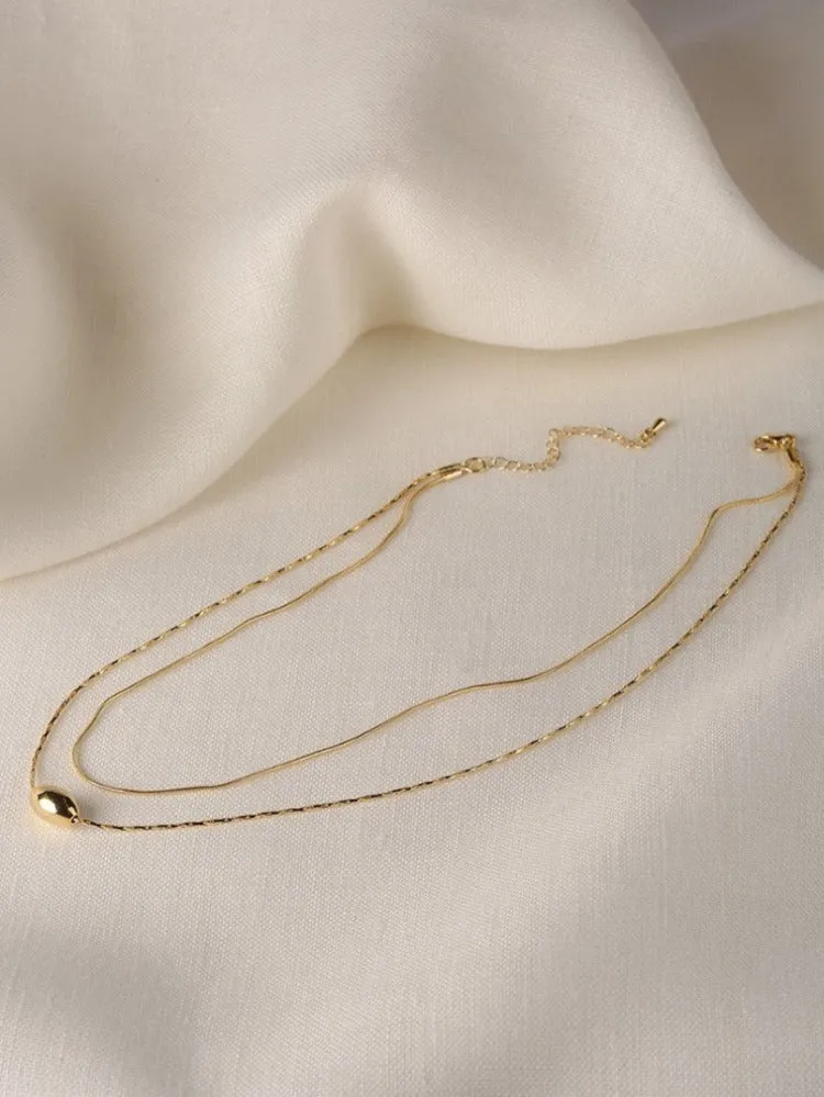 Oval Pendant Necklace