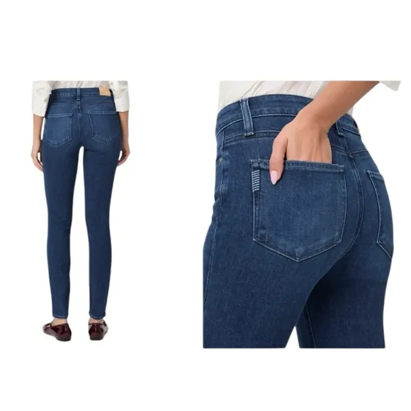 Paige Hoxton Ultra Skinny Denim Jeans Blue