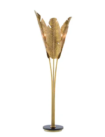 Palm Leaf Floor Lamp