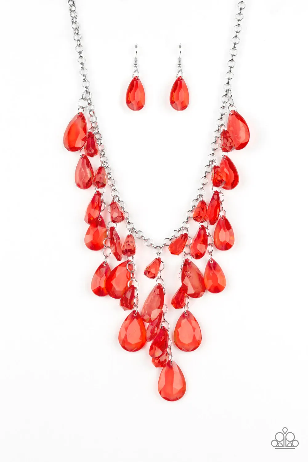 Paparazzi Irresistible Iridescence Necklace Red
