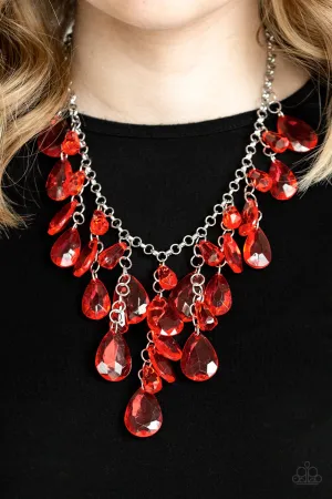 Paparazzi Irresistible Iridescence Necklace Red