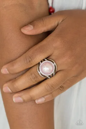 Paparazzi - Pampered In Pearls  - Pink Ring