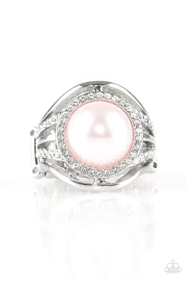 Paparazzi - Pampered In Pearls  - Pink Ring