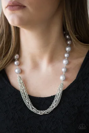 Paparazzi Runaway Bridesmaid Necklace Silver