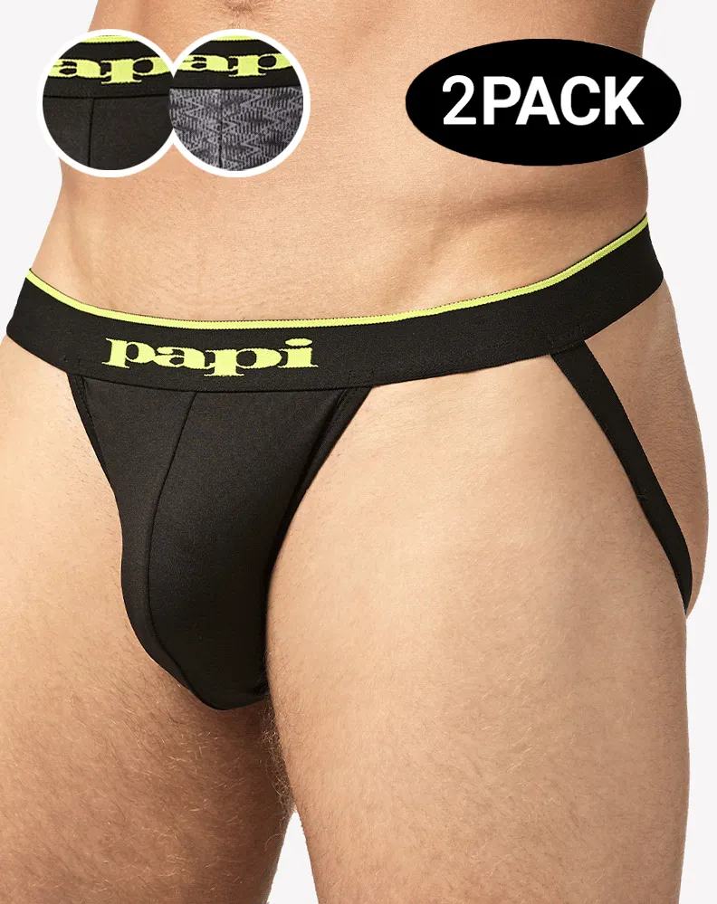 Papi Umpa049 Microflex Jockstrap Charcoal-graphic