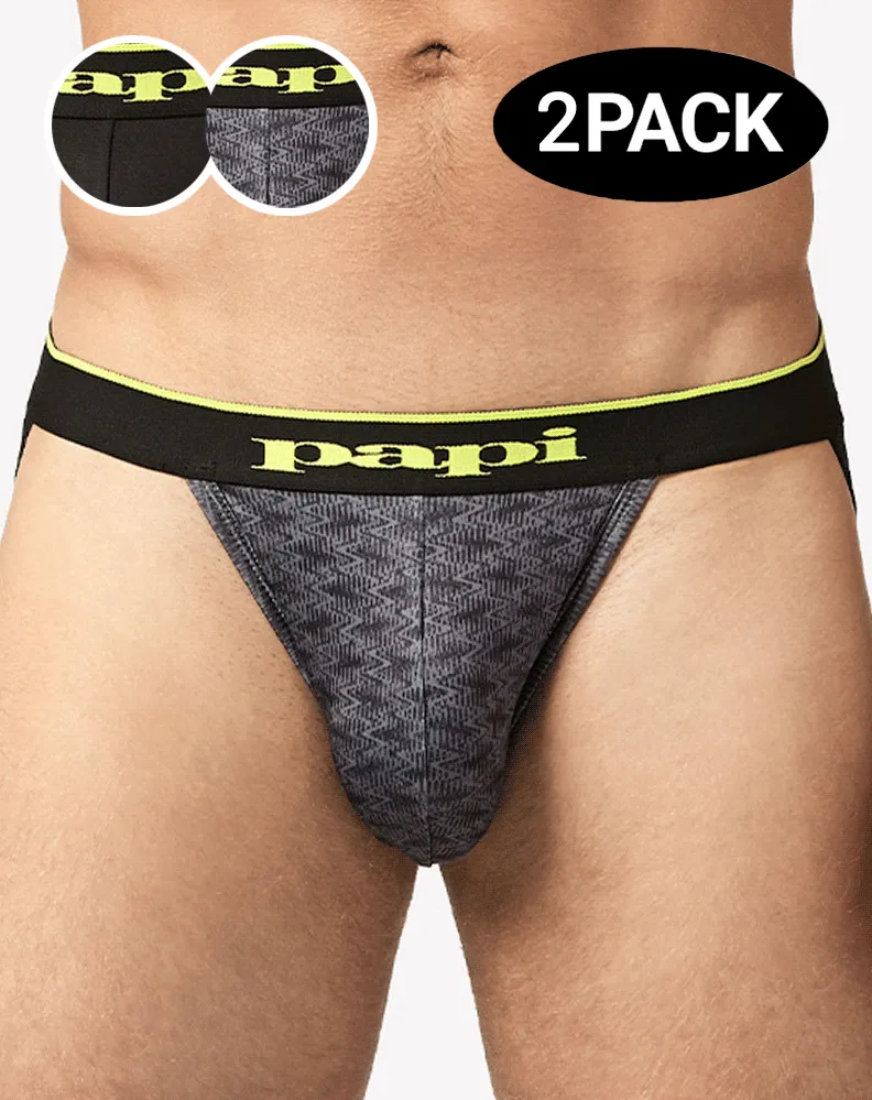Papi Umpa049 Microflex Jockstrap Charcoal-graphic