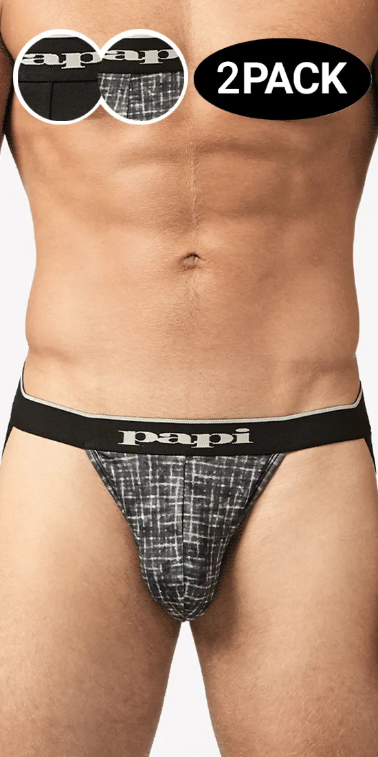 Papi Umpa049 Microflex Jockstrap Gray-texture