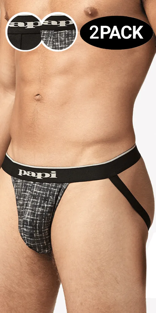 Papi Umpa049 Microflex Jockstrap Gray-texture