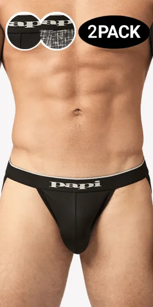 Papi Umpa049 Microflex Jockstrap Gray-texture